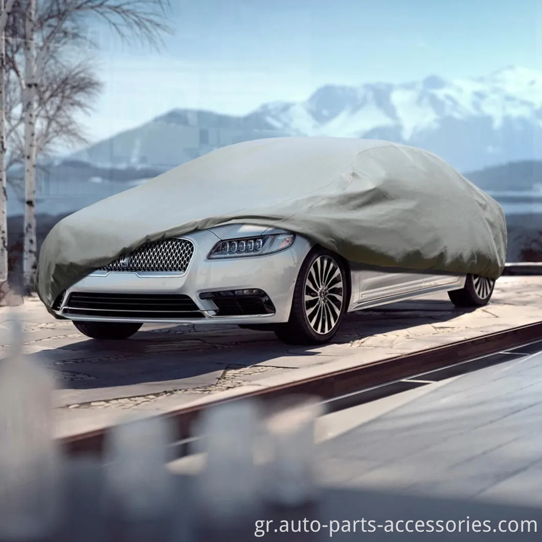 Platinum Gray 7 στρώμα σούπερ μαλακό κάλυμμα αυτοκινήτου με βαμβακερό εξωτερικό προστατευτικό από τα αυτοκίνητα Scratch έως 200 ''